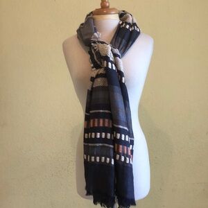 Universal Thread Goods Oblong Denim Rust Scarf,Wrap